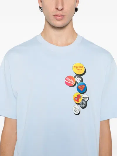 Ground Zero Printed T-shirt In White