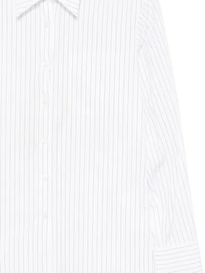 Kimhēkim Cotton Striped Shirt In White
