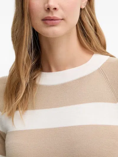 KETRA 插肩式衣袖条纹毛衣