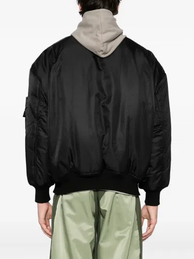 Ground Zero Double-layer Jacket In Black