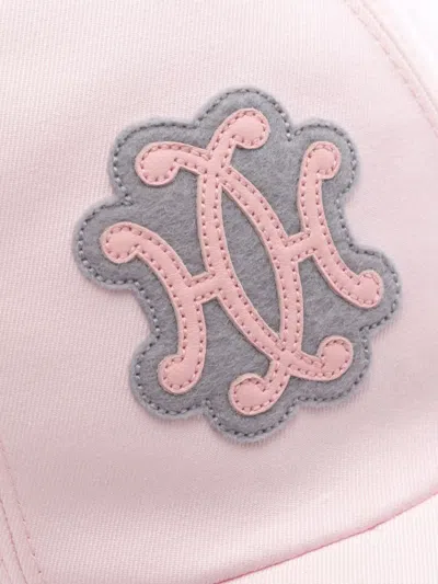 Pre-owned Hermes Serena 棒球帽（2020年代典藏款） In Pink