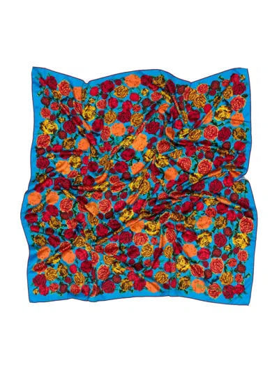 Bimba Y Lola Rose-print Scarf In Multi