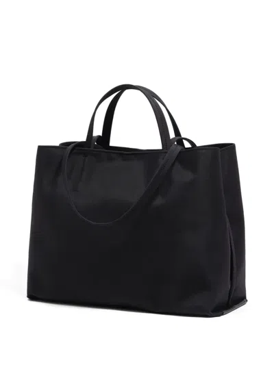 Bimba Y Lola Large Nylon Chihuahua Shopper Bag In Black