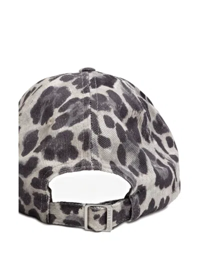 豹纹刺绣棒球帽