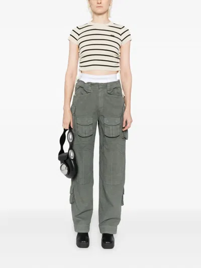 Ground Zero Striped Top In White