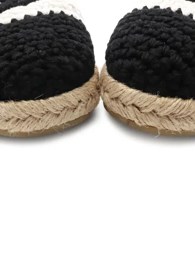 Pre-owned Chanel Coco Mark Espadrilles In White