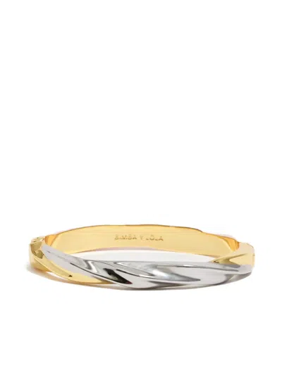 Bimba Y Lola Three-tone Irregular Bracelet In Gold
