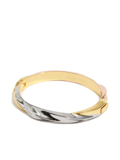 Bimba Y Lola Three-tone Irregular Bracelet In Gold