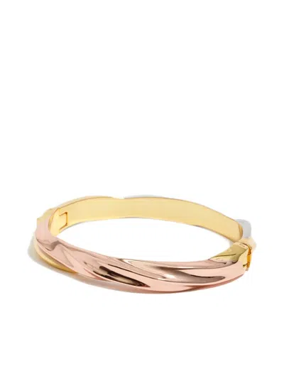 Bimba Y Lola Three-tone Irregular Bracelet In Gold