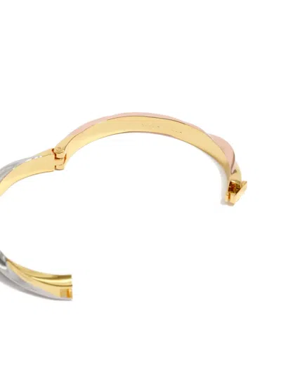 Bimba Y Lola Three-tone Irregular Bracelet In Gold