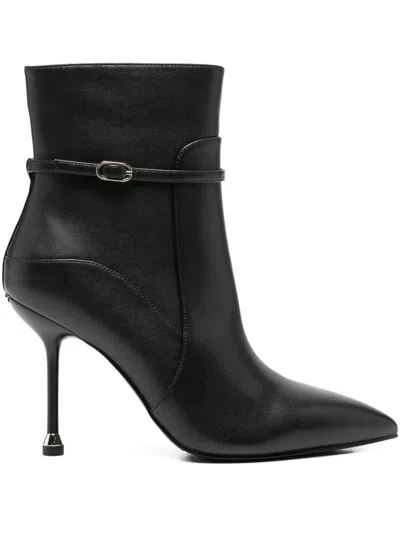 Liu •jo Pointed Toe Ankle Boots With Stiletto Heel In Black