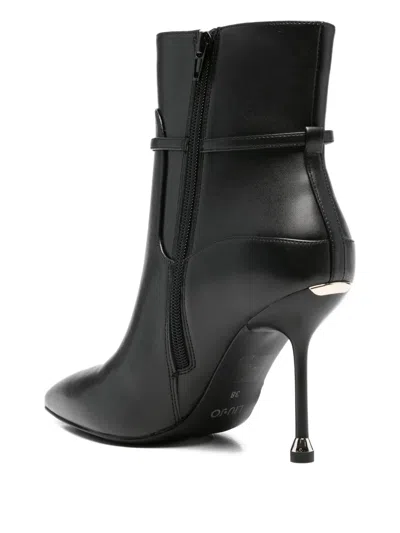 Liu •jo Pointed Toe Ankle Boots With Stiletto Heel In Black