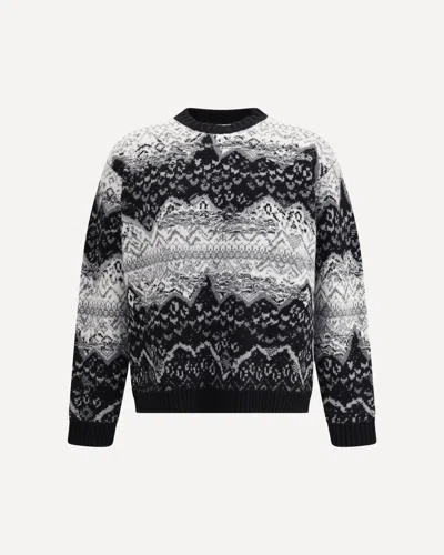 Laneus Wool Sweater In Gray