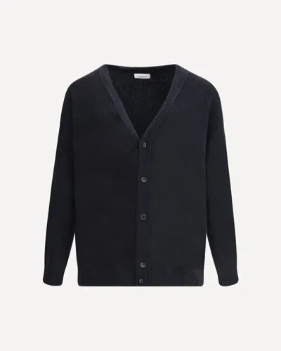 Laneus Cashmere Cardigan In Black