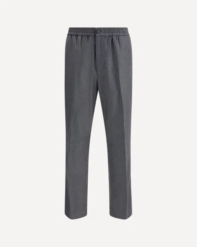 Ami Alexandre Mattiussi Ami Paris Men Virgin Wool Pants In Gray