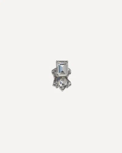 Alexander Mcqueen Cocktail Ring In Metallic