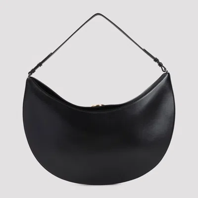 Jacquemus Black The Ovalo Hobo Bag In Black