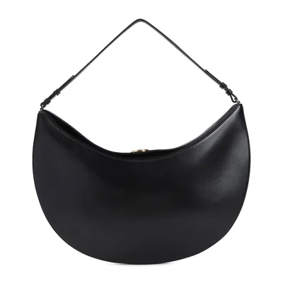 Jacquemus Black The Ovalo Hobo Bag In Black