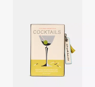 Kate Spade New York Lime Slice Page Turner Leather Zip Wallet In Green