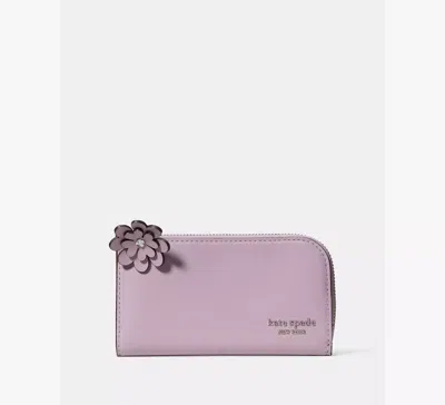 Kate Spade Devin Smooth Small Bifold Wallet In Pink