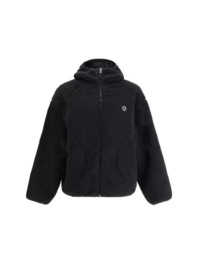 Kenzo Boke Flower 2.0 Zip-up Fleece Hoodie In Black