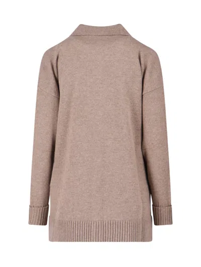 Max Mara Cashmere Cardigan In Neutral