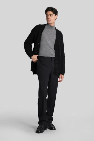 Tagliatore Kielder Knitwear In Brown Wool In Black
