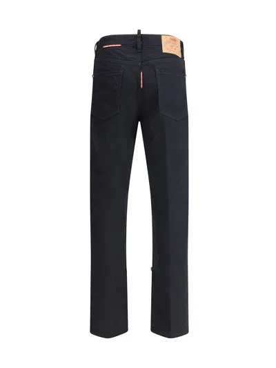 Dsquared2 Dsquared Black Denim Dsquared X Magliano Protesta 642 Jeans In Black