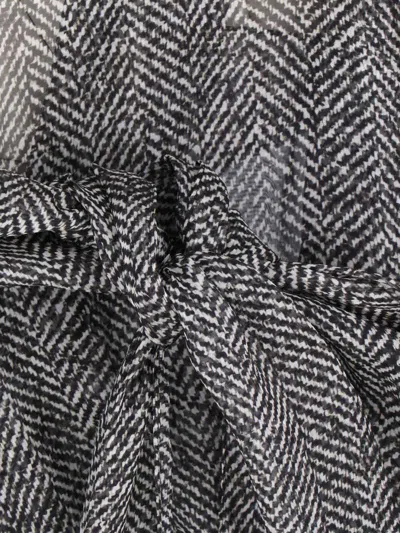 Dolce & Gabbana Dolce&gabbana Women Silk Chiffon Blouse In Black