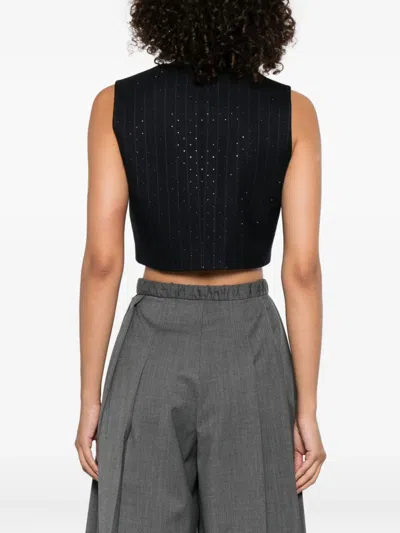 Sandro ピンストライプ トップ In Black