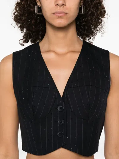 Sandro ピンストライプ トップ In Black