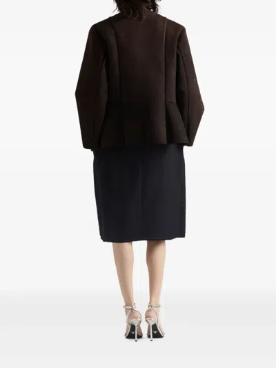 Prada Bonded Suede Jacket In Multi