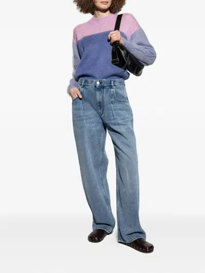 Isabel Marant Étoile Crew Neck Sweater In Blue