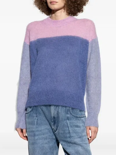 Isabel Marant Étoile Crew Neck Sweater In Blue