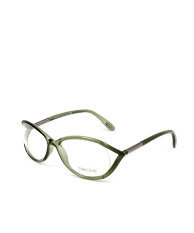 Tom Ford Geometric Frame In Green