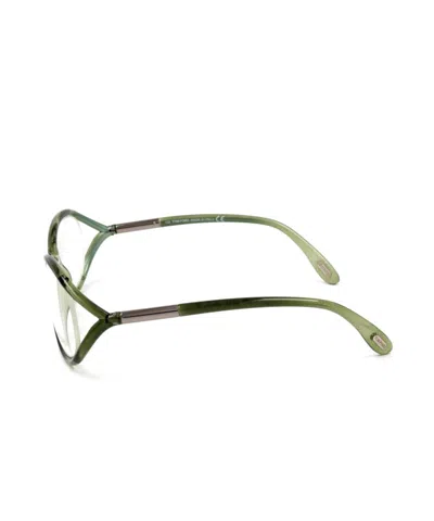 Tom Ford Geometric Frame In Green