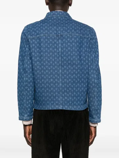 Sandro ジップアップ デニムジャケット In Blue