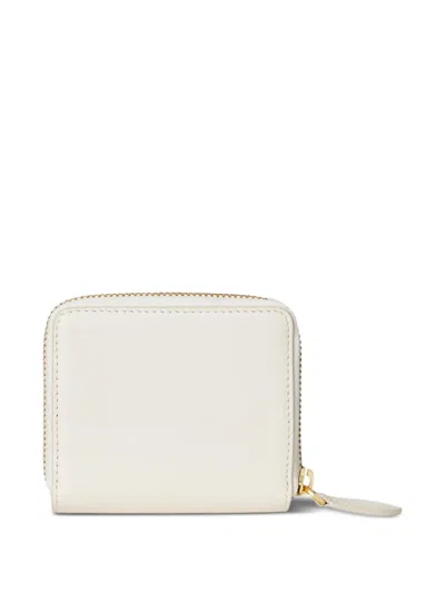 Polo Ralph Lauren Polo Bear Leather Wallet In White