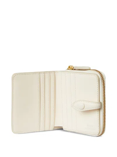 Polo Ralph Lauren Polo Bear Leather Wallet In White