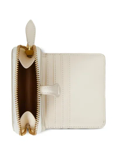 Polo Ralph Lauren Polo Bear Leather Wallet In White