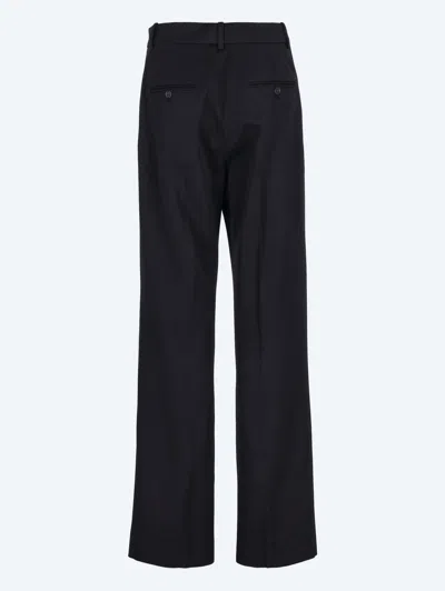Acne Studios Belt Loop Casual Pants In Black