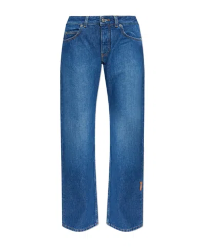 Off-white Five-pocket Jeans In Blue