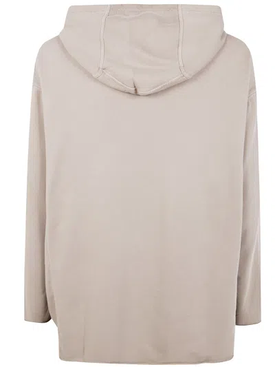 Rick Owens Drkshdw Drop-shoulder Cotton Hoodie In Pink