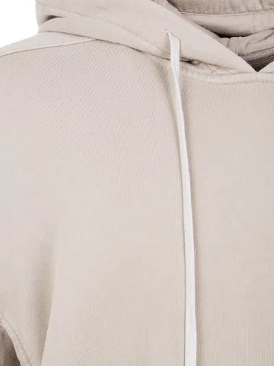 Rick Owens Drkshdw Drop-shoulder Cotton Hoodie In Pink