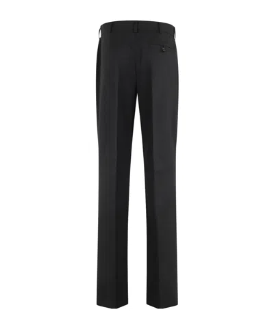 Moschino Pleated Casual Pants In Blue