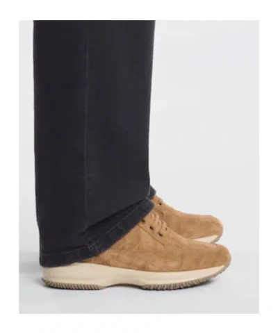 Hogan Interactive Sneakers In Brown