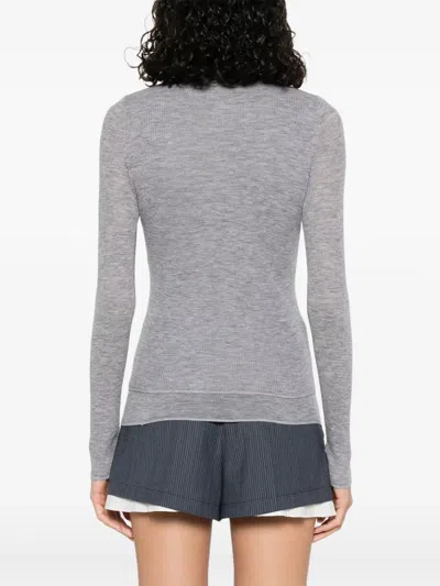 Sandro ウール セーター In Gray