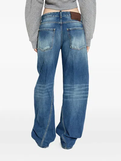 Dsquared2 Belt Loop Denim Trousers In Blue