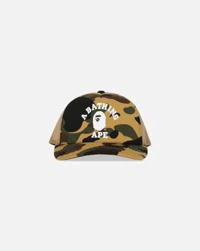 A Bathing Ape 1st Camo College Mesh Cap In Multi