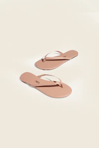 Tkees Lily Foundation Matte Flip Flops In Nude Beach In Brown